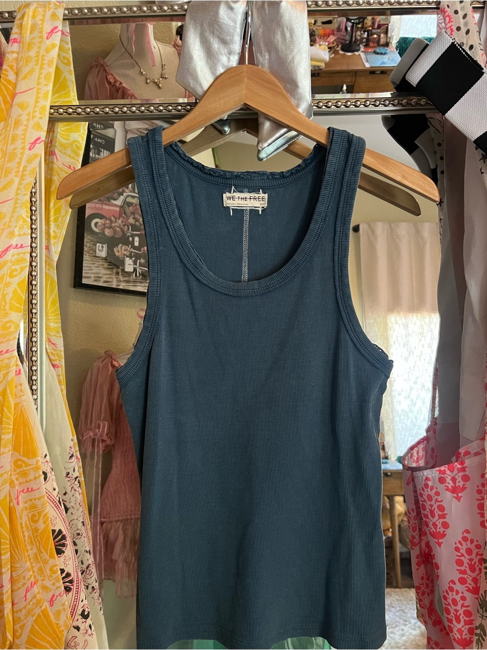 We The Free Rowan Tank in Sailor Blue